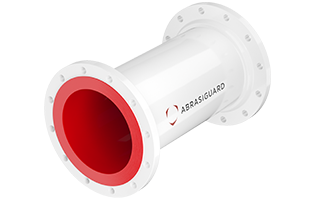 Abrasiguard AA Straight Polyurethane Lined Pipe