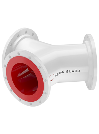 Abrasiguard AE Y-Piece Polyurethane-Lined Pipe