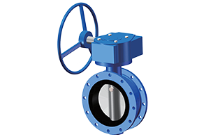 Beaver Resilient Seated Double-Flanged Butterfly Valve