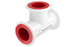 Abrasiguard AF Tee Piece Polyurethane-Lined Pipe