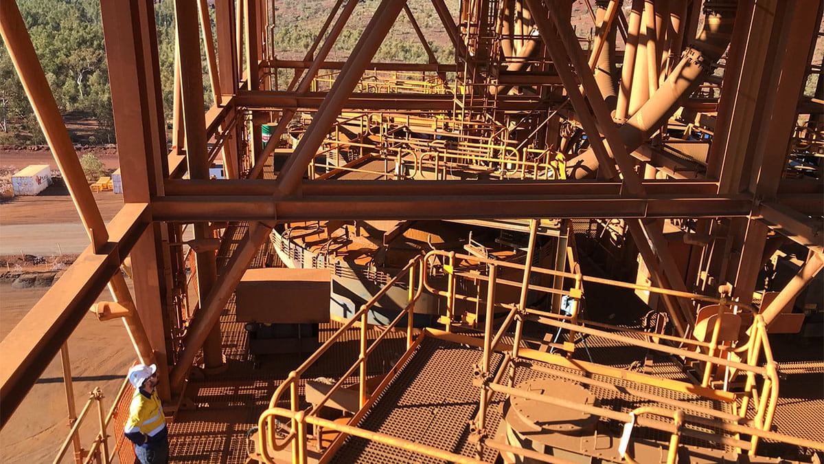 FMG Solomon iron ore mine CLX elbow